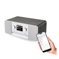 Radioodbiornik GoGEN IR 257 BTDAB Radio FM DAB+ Internetowe Czarny/Srebrny