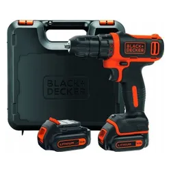 Black &amp; Decker Akülü Matkap BDCDD12KB 10.8 V 2 x 1.5 Ah Akülü Matkap