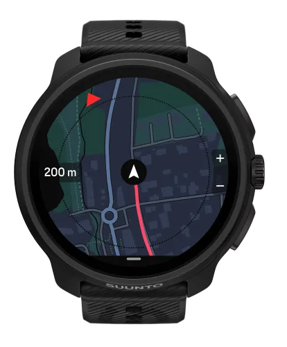 Zegarek sportowy Suunto Race 2 All Black 49mm GPS Czarny