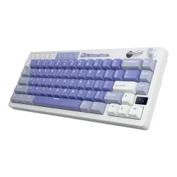 Klawiatura mechaniczna Royal Kludge RK-M65 Ocean Blue Beige Switch Biało-Niebieski