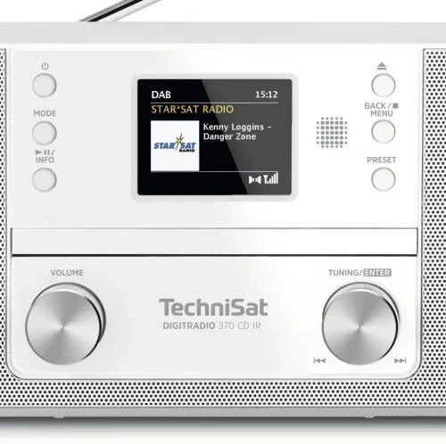 Radioodbiornik TechniSat DigitRadio 371 CD IR Radio FM DAB+ Internetowe Bluetooth Czarny