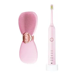 Szczoteczka soniczna VITAMMY Symphony Różowe złoto + szczoteczka soniczna do twarzy VITAMMY Silko