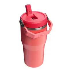 Kubek termiczny Stanley IceFlow Flip Straw 0,6 l - hot coral