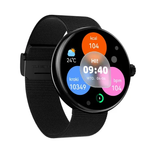 Smartwatch Forever Forevive 5 SB-365 41mm Czarny