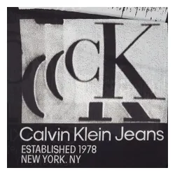 Calvin Klein eșarfă blugi monogramă furat 70x180 K60K610912 BDS