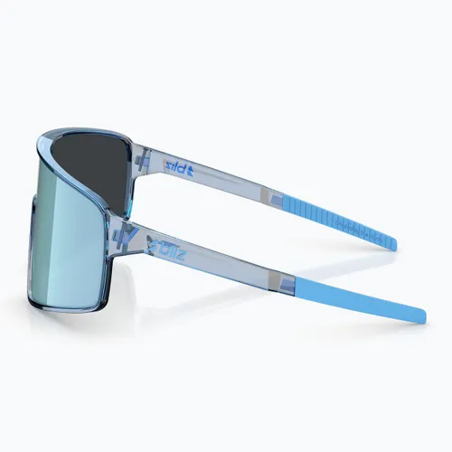 Okulary przeciwsłoneczne Bliz P001S transparent blue/smoke ice blue multi
