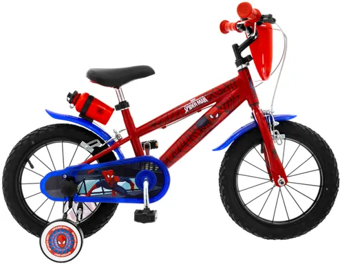 Rower dziecięcy MARVEL Spider-Man 14 cali  9" dla chłopca Czerwony