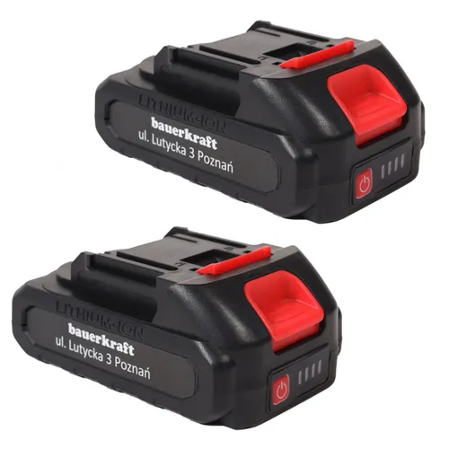 Ogrodowy sekator akumulatorowy elektryczny do gałęzi 2 akumulatory niebieski