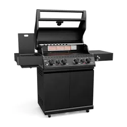 Grill gazowy KOLER Krone S1 Czarny 21.6 kW 73 x 46 cm