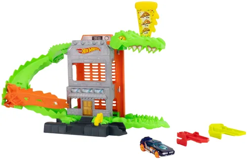 Tor Hot Wheels City Krokodyl Atak na pizzerię JHL93