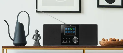 Radioodbiornik JVC RA-E981B Radio FM DAB+ Internetowe Bluetooth Czarny