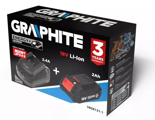 Akumulator GRAPHITE 58GE131-1 2Ah 18V + ładowarka