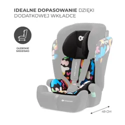 Fotelik samochodowy KINDERKRAFT Comfort Up I-Size Happy Shapes 76-150 cm (9-36 kg) Wielokolorowy