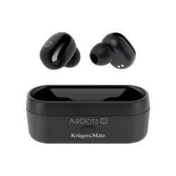 Słuchawki bezprzewodowe Kruger & Matz Air Dots 1 KMP-AD1 Dokanałowe Bluetooth 5.0 Czarny