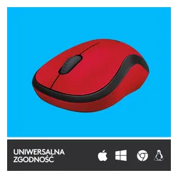 Myszka Logitech M220 Silent Czerwony