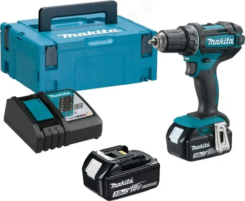 Makita Akülü Matkap DDF482RFJ 18 V 2 x 3 Ah