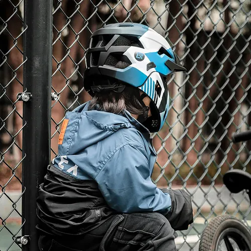 Kask rowerowy dziecięcy Rockbros 10110061001 Kids Helmet blue/white/black