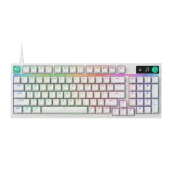 Klawiatura gamingowa Logitech G316 X 98 przewodowa mechaniczna podświetlana biała