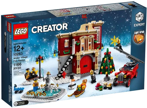 Конструктор Lego 10263 Creator Expert -  Пожарная часть в зимней деревне