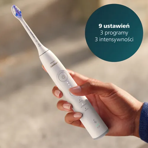 Szczoteczka soniczna PHILIPS Sonicare 6500 HX7410/02 Biały