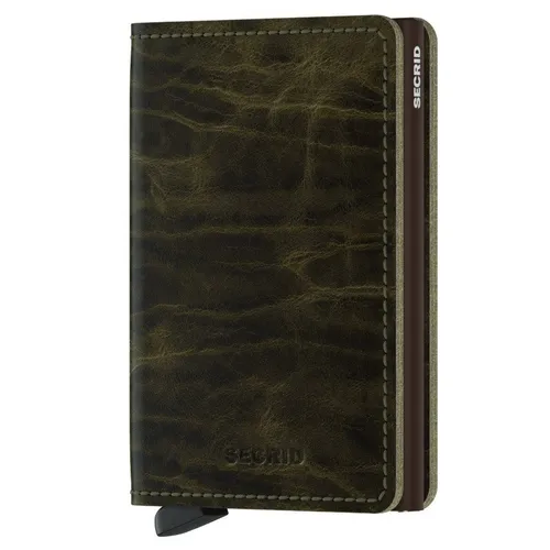 Кошелек Secrid Dutch Martin small RFID Slimwallet - оливковый