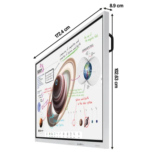 Monitor SAMSUNG Flip Pro WM75B 75" 3840x1600px