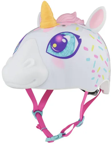 Kask rowerowy RASKULLZ Super Unicone Biały dla Dzieci (rozmiar S)