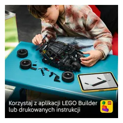 LEGO TECHNIC 42239 Batmobile Tumbler, zestaw klocków 12+ sterowany