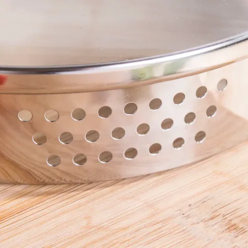 TESCOMA Presto 18 cm - pokrywka do odcedzania szklana