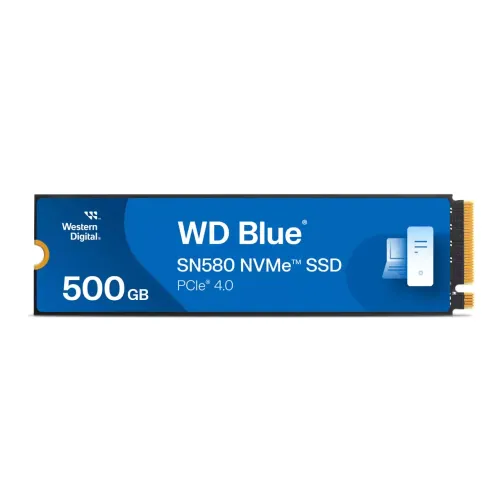 Dysk WD Blue SN580 500GB PCIe Gen4 x4