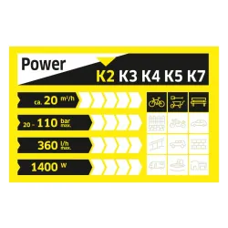 Myjka ciśnieniowa Karcher K 2 Basic 360l/h 3m
