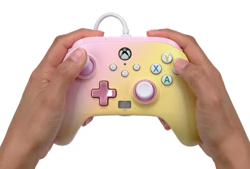 Pad PowerA Enhanced Pink Lemonade do Xbox Series X/S, Xbox One, PC Przewodowy