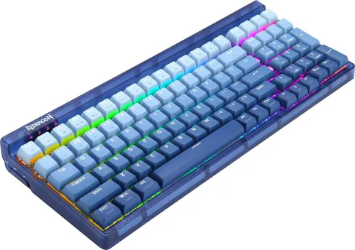 Klawiatura mechaniczna Redragon K656 Pro RGB Purple Switch Niebieski