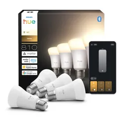 Inteligentna żarówka LED PHILIPS HUE 929003856006 7W E27 Bluetooth, ZigBee (4 szt.)