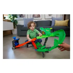 Tor Hot Wheels Monster Truck Rekiny vs Dinozaury Smoczy wyścig JGB06