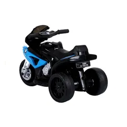Motorek Na Akumulator Dla Dzieci 1-3 Lata Trójkołowy Bmw S1000Rr LED Skóra