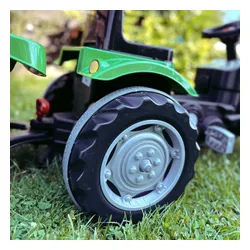 Woopie Traktor na Pedały Farmer GoTrac MAXI z Przyczepą Ciche Koła