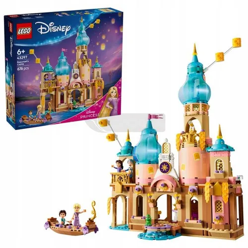 LEGO Disney 43297 Zamek Roszpunki, zestaw klocków 6+
