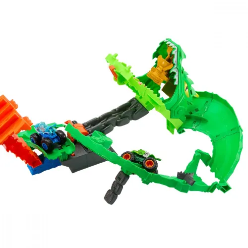 Hot Wheels Tor samochodowy Monster Trucks Smoczy Wyścig zestaw