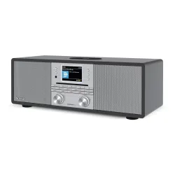 Radioodbiornik TechniSat DigitRadio 650 Radio FM DAB+ Internetowe Bluetooth Czarno-srebrny