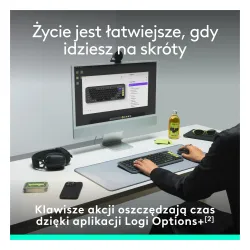 Klawiatura membranowa Logitech POP Icon Keys Fioletowy