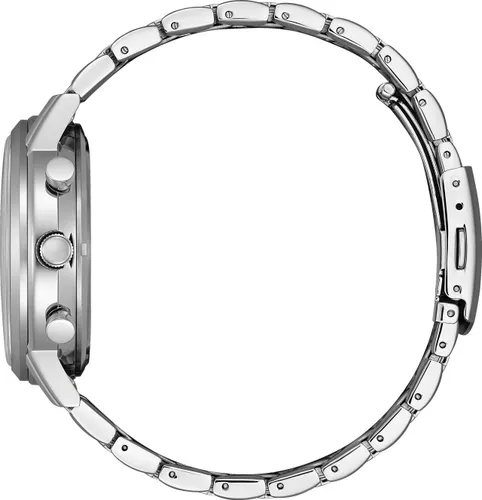 Zegarki CITIZEN Eco-Drive Classic Chrono CA4630-53X Srebrny