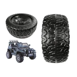 Koło Do Auta Na Akumulator Jeep Dżip Hp002B 33X13Cm Bez Adaptera
