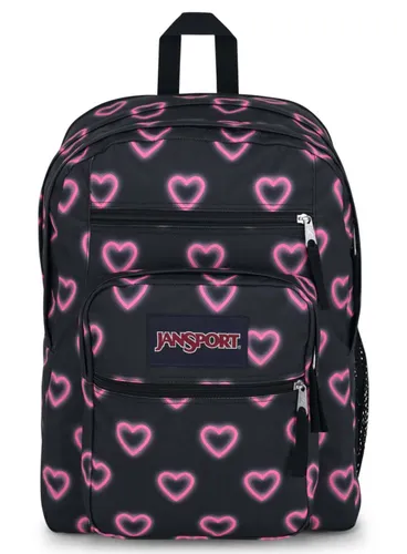 Рюкзак для ноутбука JanSport Big Student - счастливые сердца черный