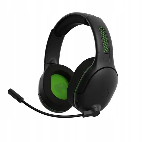 Słuchawki bezprzewodowe z mikrofonem PDP Airlite Pro Wireless do Xbox Nauszne Czarno-zielony