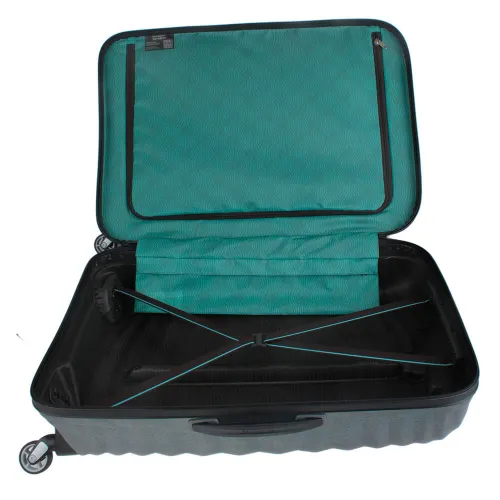 Walizka średnia Samsonite Lite-Shock - metallic green