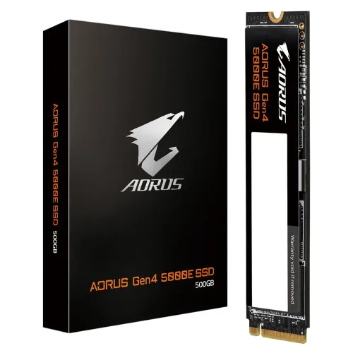 Dysk Gigabyte AORUS Gen4 5000E 500GB PCIe 4.0x4 NVMe