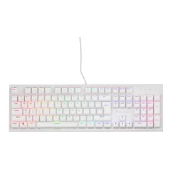 Klawiatura mechaniczna Genesis Thor 303 RGB - Outemu Peach Silent - biały