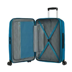 Средний расширяемый чемодан American Tourister Bon Air DLX-seaport blue