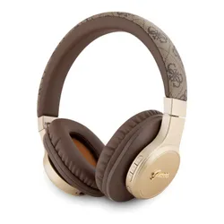 Słuchawki nauszne GUESS 4G Script Brązowy